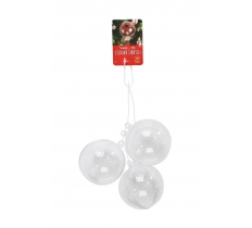 Fill Yourself Baubles 60mm 3 Pack