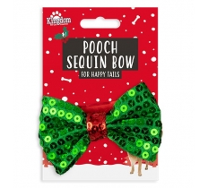 Pooch Sequin Bow Tie