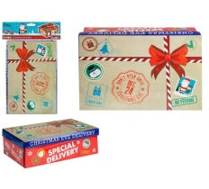 Mini Special Delivery Christmas Eve Box 17cm X 26.5cm X 8.5cm