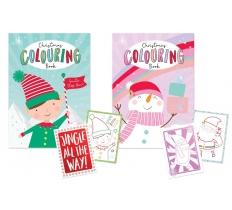 Christmas Colouring Book - Elf Or Snowman