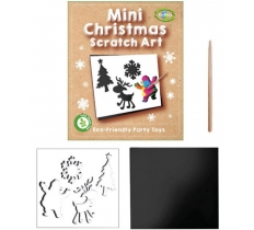 Christmas Mini Scratch Art Set 12X10cm