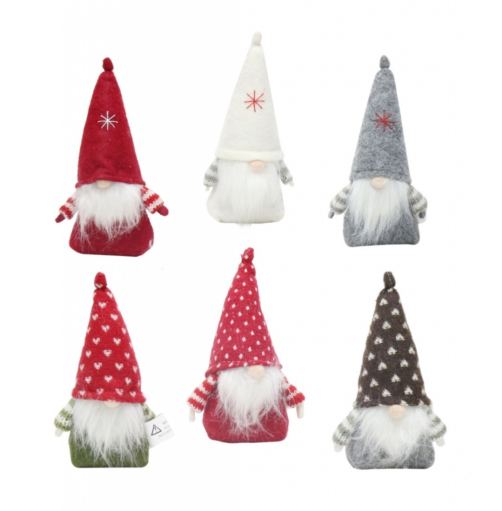 Christmas Table Gnome Santa 16cm ( Assorted Colours ) - Click Image to Close