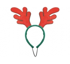 Pet Reindeer Headband With Antlers