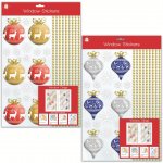 Christmas Baubles Window Stickers