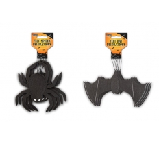 Halloween Hanging Felt Decoration 3 Pack