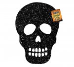 GLITTERING SKULL PLAQUE