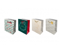 Christmas Traditional Luxury Medium Gift Bag