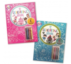 Colouring Book With Pencils (0 Vat)