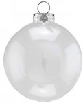 Clear Fillable Plastic 120mm Bauble