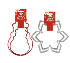 Christmas Soft Rim Cookie Cutters 2 Pack