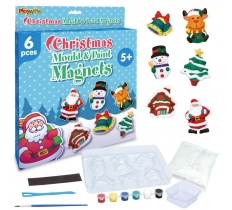 Christmas Mould & Paint Magnet Set