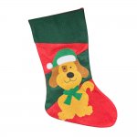 Christmas Cute Dog Stocking 43cm