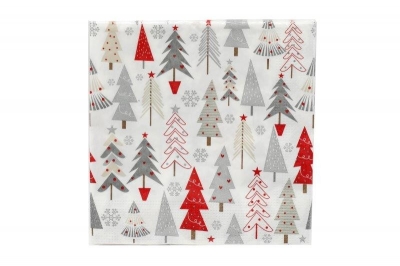 Christmas Tree Pattern Napkins 20PC