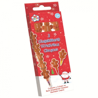 Christmas Stackable Character Crayons