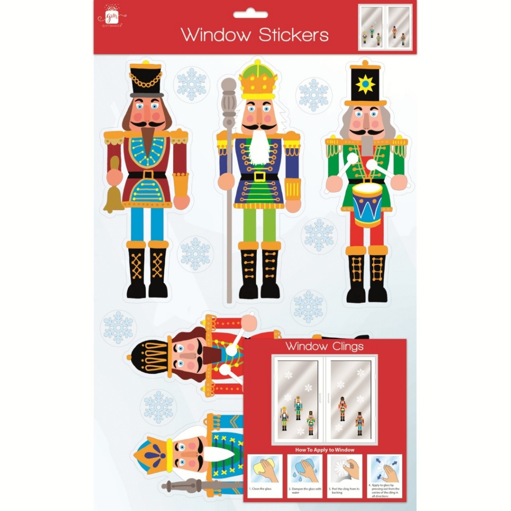 Christmas Nutcracker Stickers - Click Image to Close
