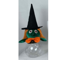 Witch Halloween 10" Candy Jar