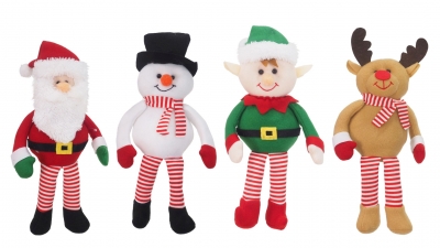 Christmas Shelf Sitting Character Dangly Leg