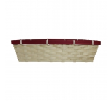 Christmas Natural Hamper Basket 29 x 42 x 10.5cm