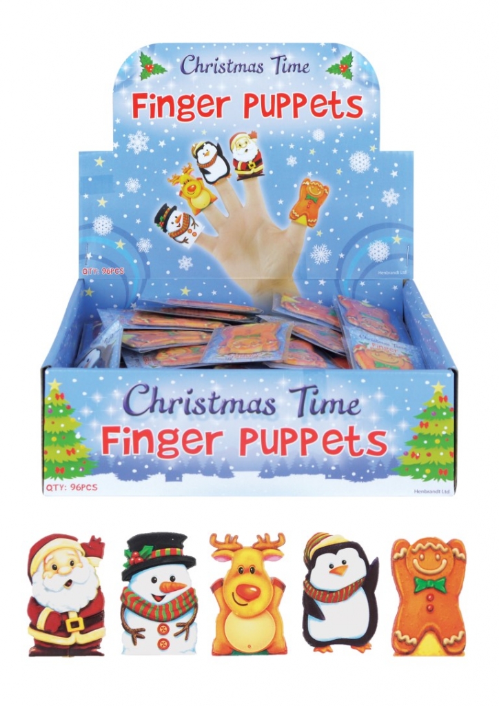 Christmas Finger Puppets(5X3cm) X 96Pcs (13P EACH) - Click Image to Close
