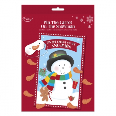 Christmas Stick The Carrot On The Snowman