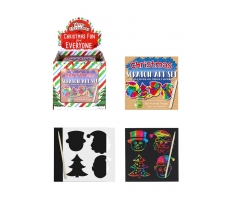 Eco-Friendly Christmas Magic Colour Scratch Set X 108