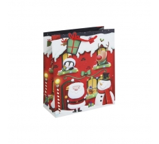 Christmas Santa Grotto Medium Gift Bag(215Mm X 253Mm X102Mm)