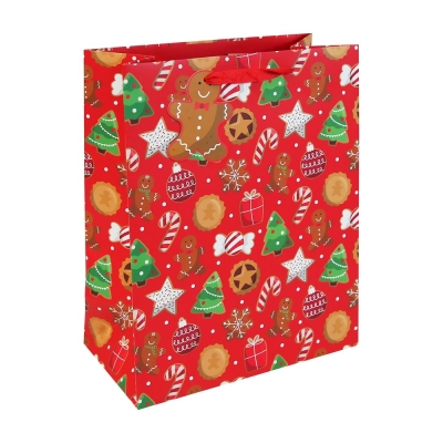 Christmas Large Gift Bag Gingerbread Design 330 x 265 x140CM