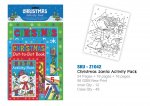 Christmas Santa Activity Pack (A4,A5,A6 Books With Crayons)