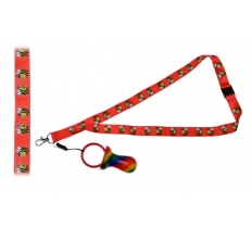 Dummy Bumble Bee Lanyard With Rock