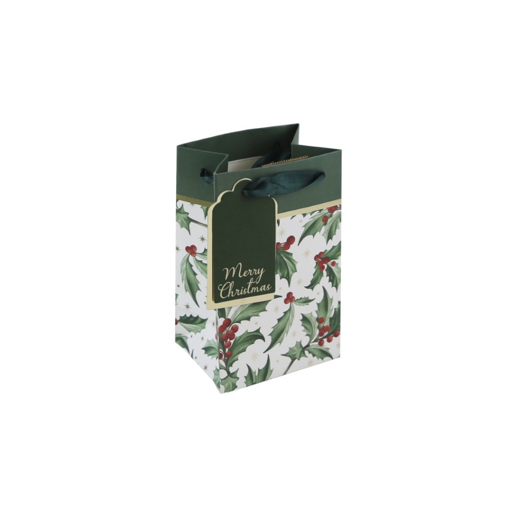 Christmas Holly Perfume Gift Bag - Click Image to Close
