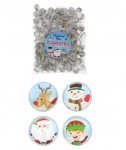 Christmas Bouncy Balls / Jet Balls (3.3cm) X 100Pc