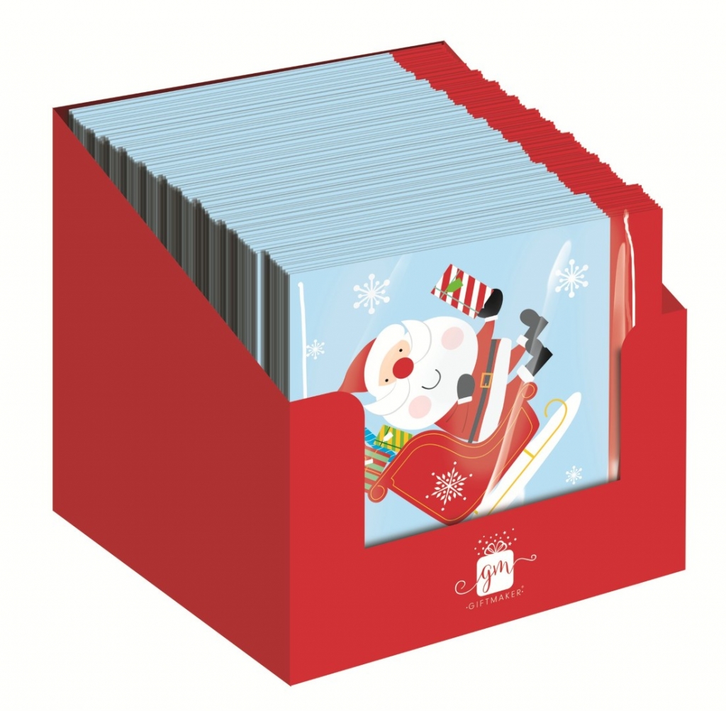 Christmas Napkins Kids Character Pack Of 20 - Click Image to Close