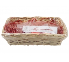 Natural 30x22x8cm Oblong Make Your Own Hamper With Wrap