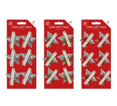 Star Confetti Tags 6 Pack