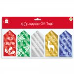 Luggage Tags Contemporary 40 Pack