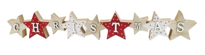 Table Christmas Star Block Decoration