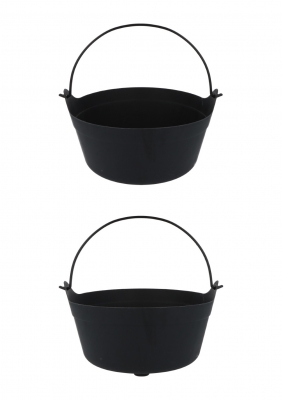 Black Cauldron Halloween Decoration