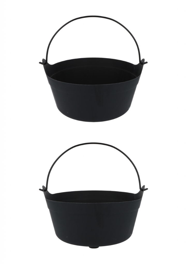 Black Cauldron Halloween Decoration - Click Image to Close
