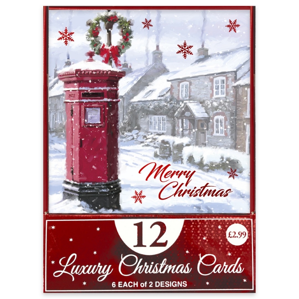 Christmas Winter wonderland Card 12pk - Click Image to Close