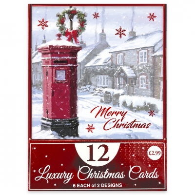 Christmas Winter wonderland Card 12pk