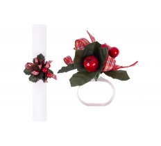 Harvey & Mason Red Berry Napkin Ring