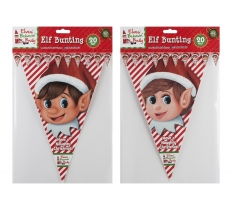 Elf Design 6M Triangular Bunting 20cm X 30cm