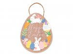 Happy Easter Hanging Plaque 27.5cm x 22cm