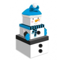 Christmas Stackable Large Boxes Snowman