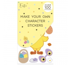 Cute Diy Easter Sticker 100pc