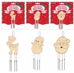 Christmas MYO Wooden Wind Chimes