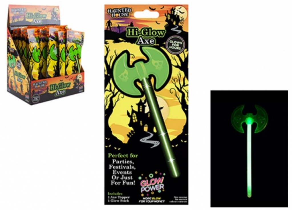 2 Sided Glow Axe - Click Image to Close