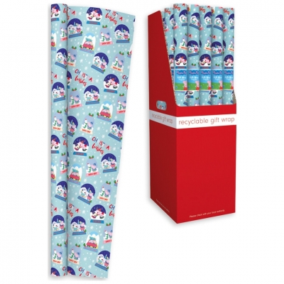 Christmas Peppa Pig Gift Wrapping Paper 2m
