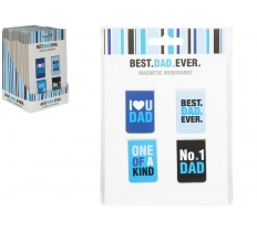 Set of 4 Magentic Bookmarks On Card