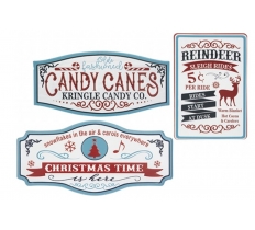 Americana Christmas Wall Sign